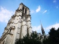 Cathedral Notre Dame, in Paris France Royalty Free Stock Photo